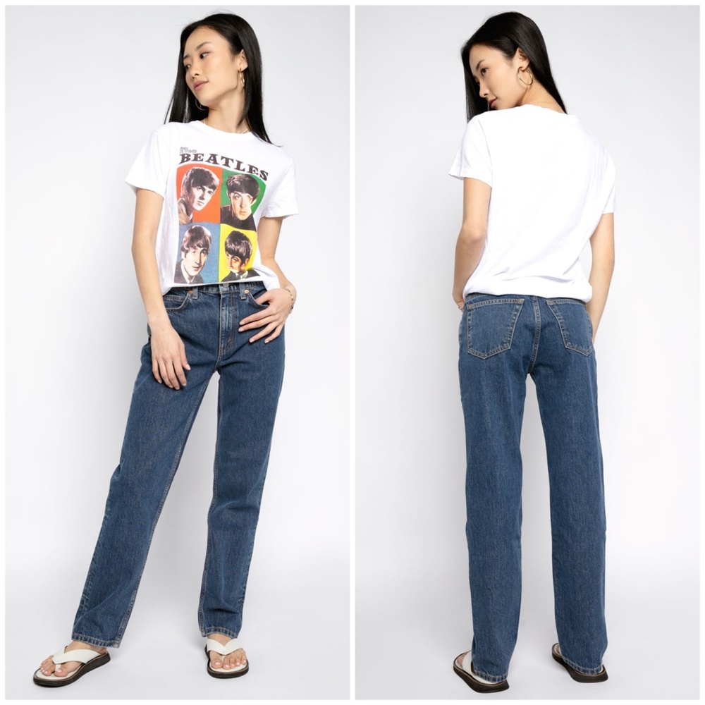 RE/DONE 70s Straight Jean in Rustic Indigo Size 27